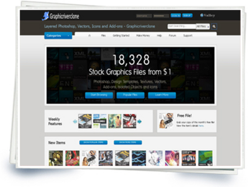 Product picture GRAPHICRIVER CLONE - ONLY  $17,99/mo